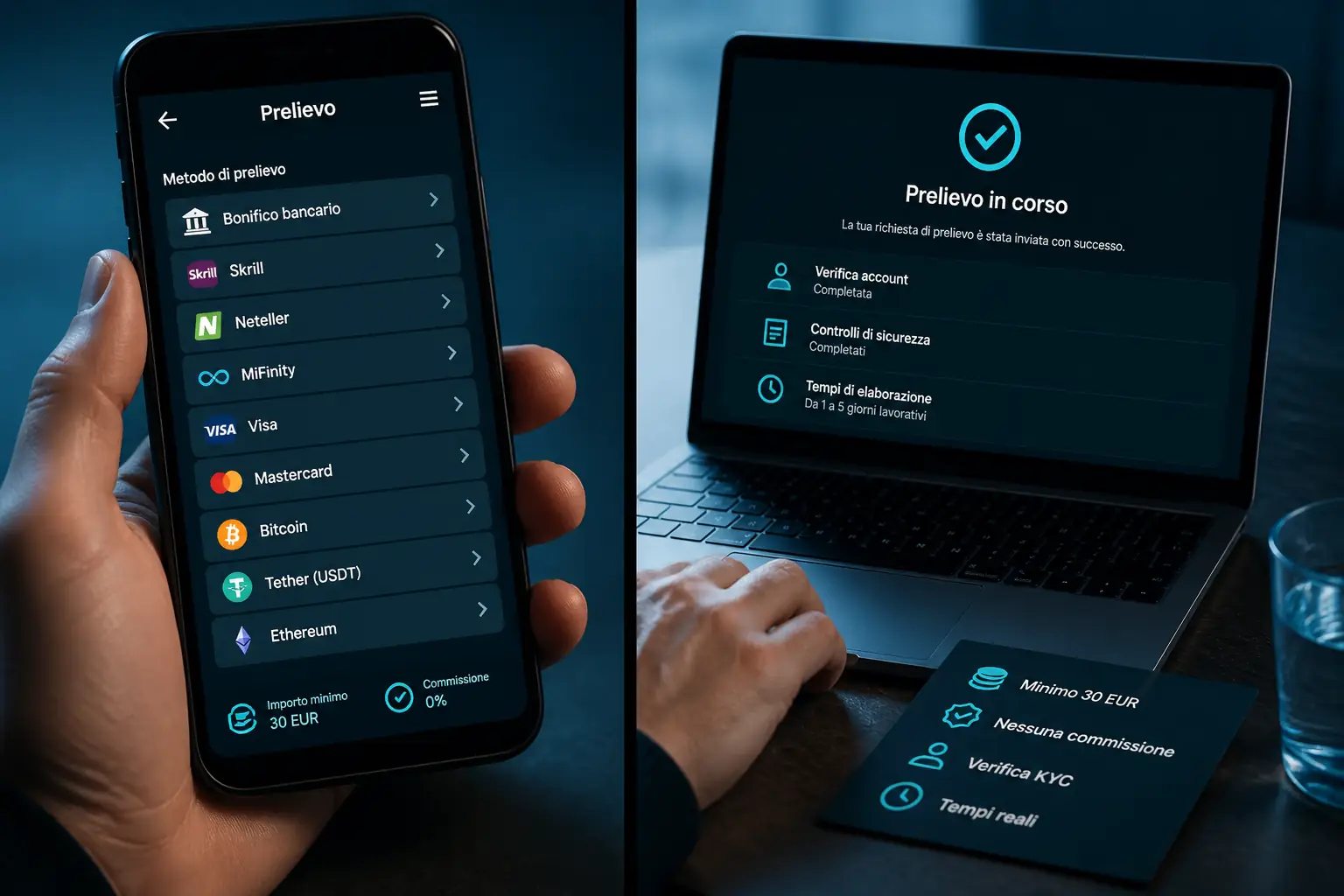 Prelievi SavaSpin Casino Italia – Metodi e Tempistiche visual guide for SavaSpin